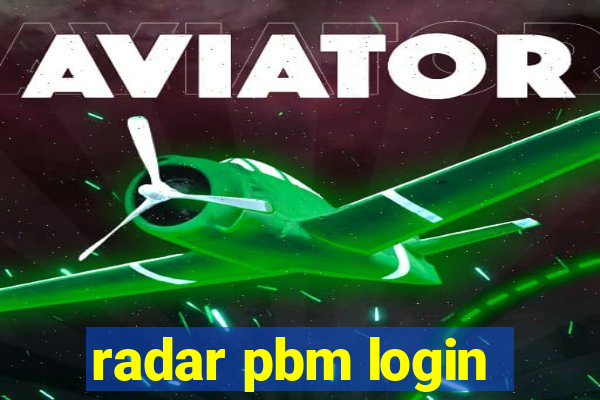 radar pbm login